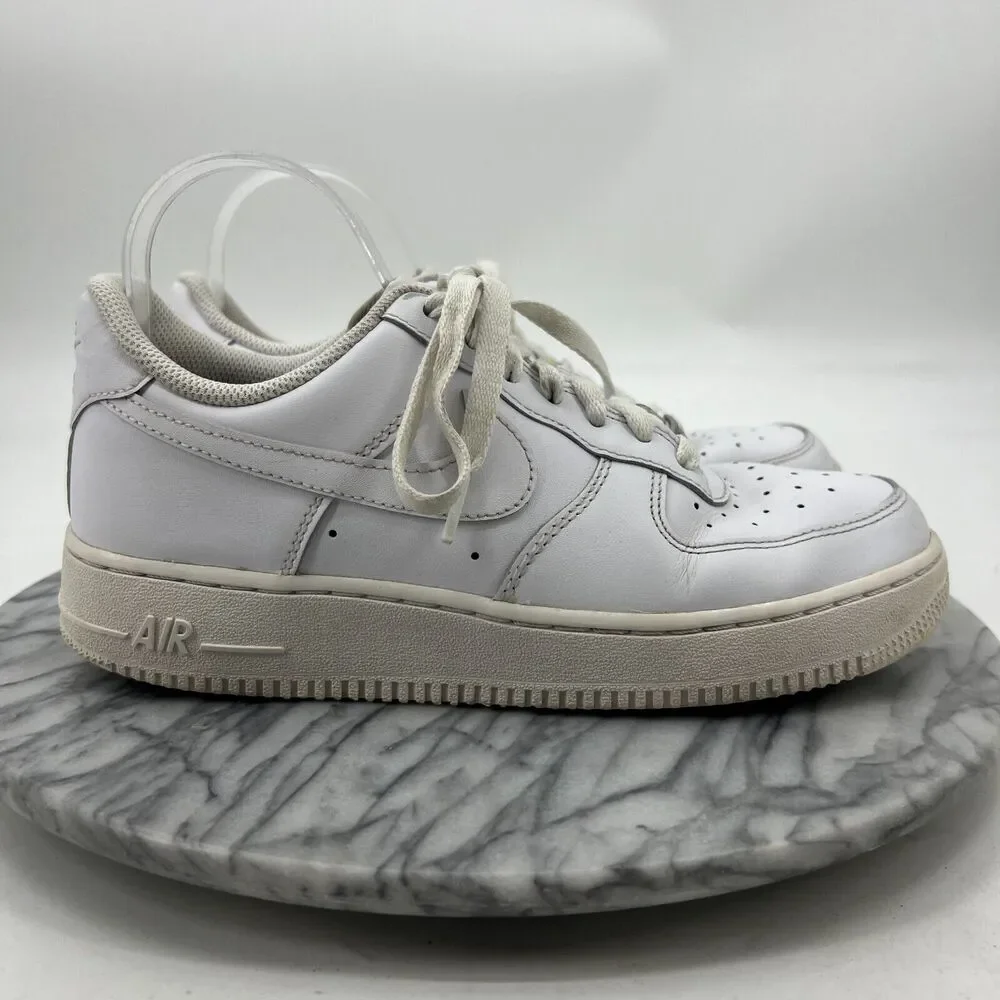 Nike Nike Air Force One Sneakers Womens 8.5 White Low Top Shoes DD8959-100